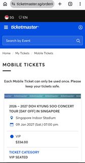 (Category: ) located in . Submitted by tickets_for_sale (Listing ID 1463683122, Image 1). Description: .