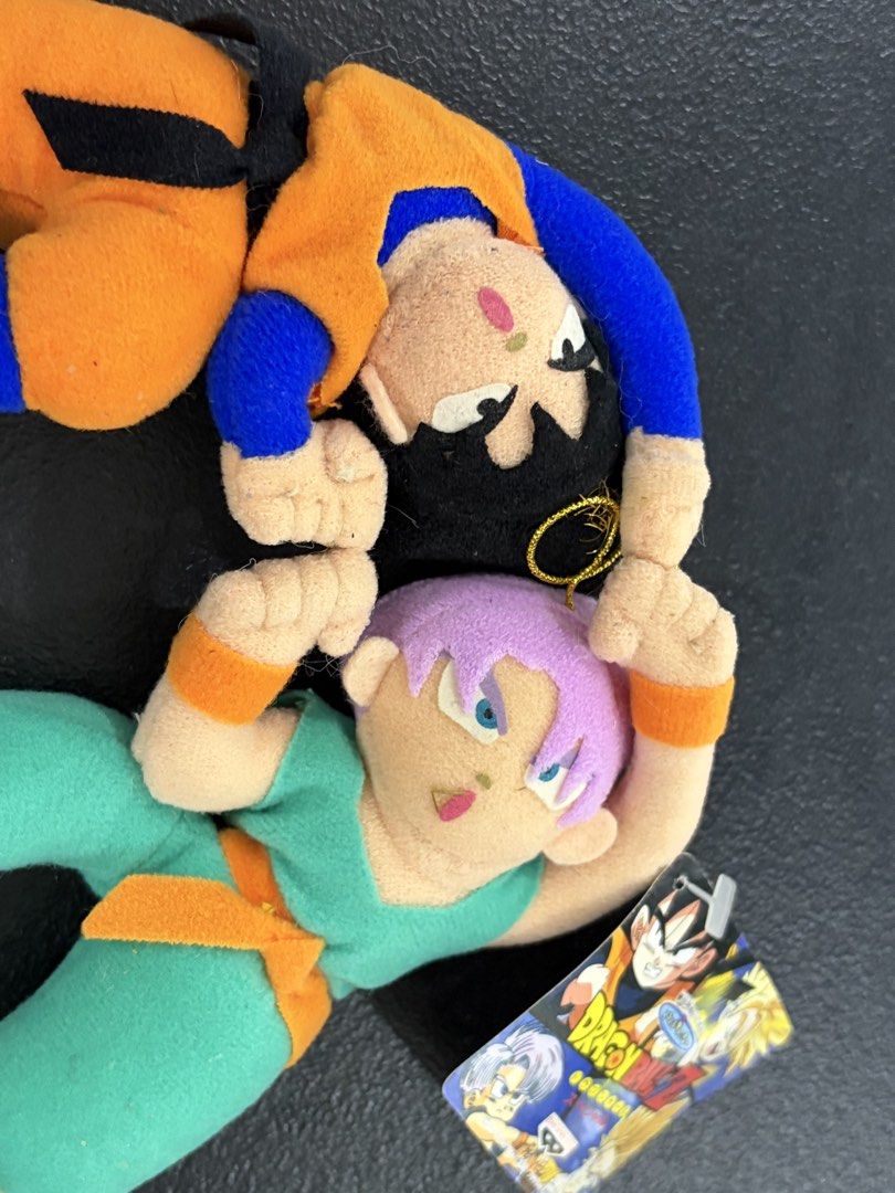 Dragonball Z goten trunks (Category: Plushies & Soft Toys) located in Makati City. Submitted by tomypom (Listing ID 1463600604, Image 2). Description: Authentic bandai banpresto Dragonball Dbz plushie Stuffed toy Goku Goten trunks 399 pesos only! .