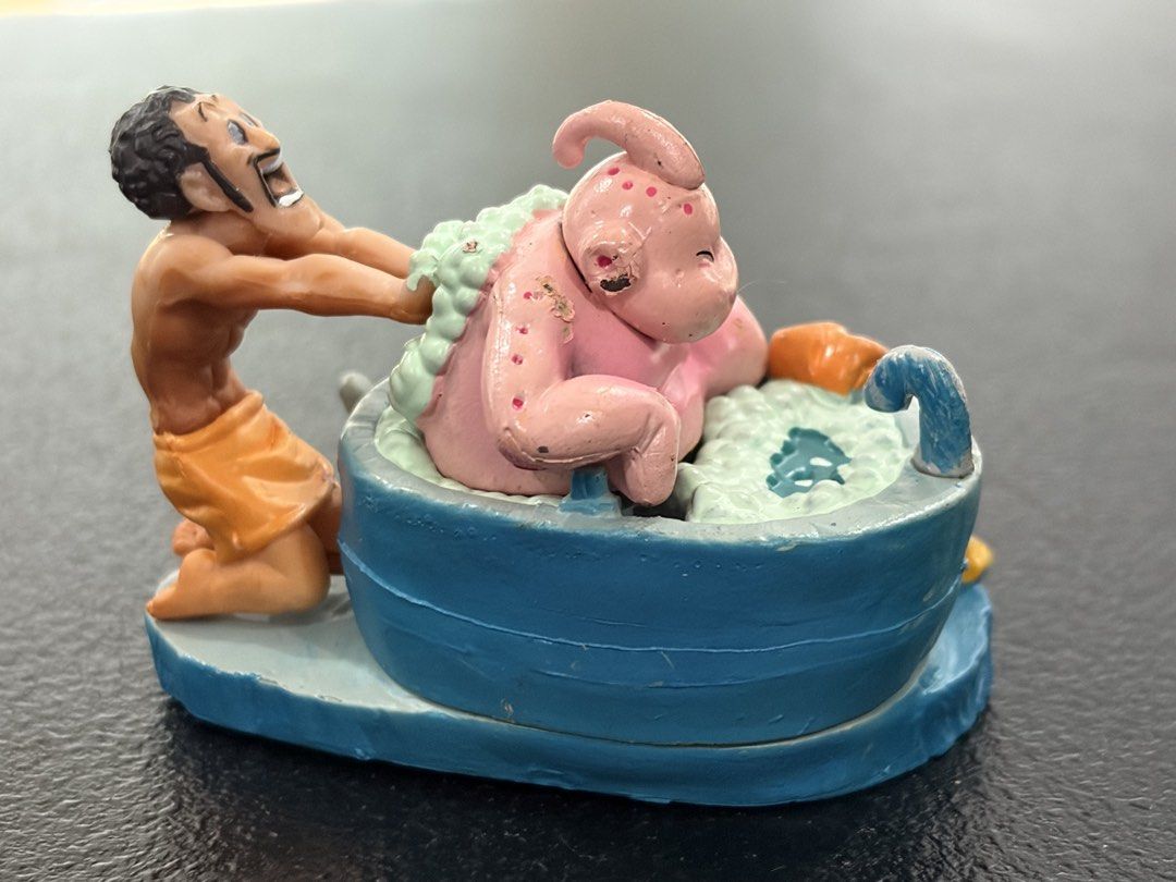 Dragonball z majin buu (Category: Action & Battle Toys) located in Makati City. Submitted by tomypom (Listing ID 1463601327, Image 3). Description: Authentic bandai banpresto Dragonball Dbz plushie Majin buu Goku Goten trunks 299 pesos only! .