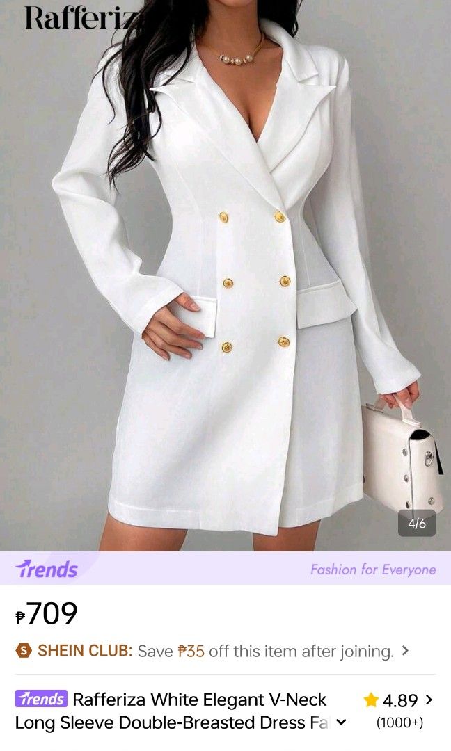 Dress for Civil Wedding (Category: Dresses) located in Malabon City. Submitted by ma.alona_bear (Listing ID 1463629185, Image 3). Description: like new. 1 beses lang ginamit nung civil wedding ko. makikita naman sa pick kung ano dinagdag ko sa damit para hindi masyado kita sa dibdib. Maganda din yung tela. original price posted on the pictures above..