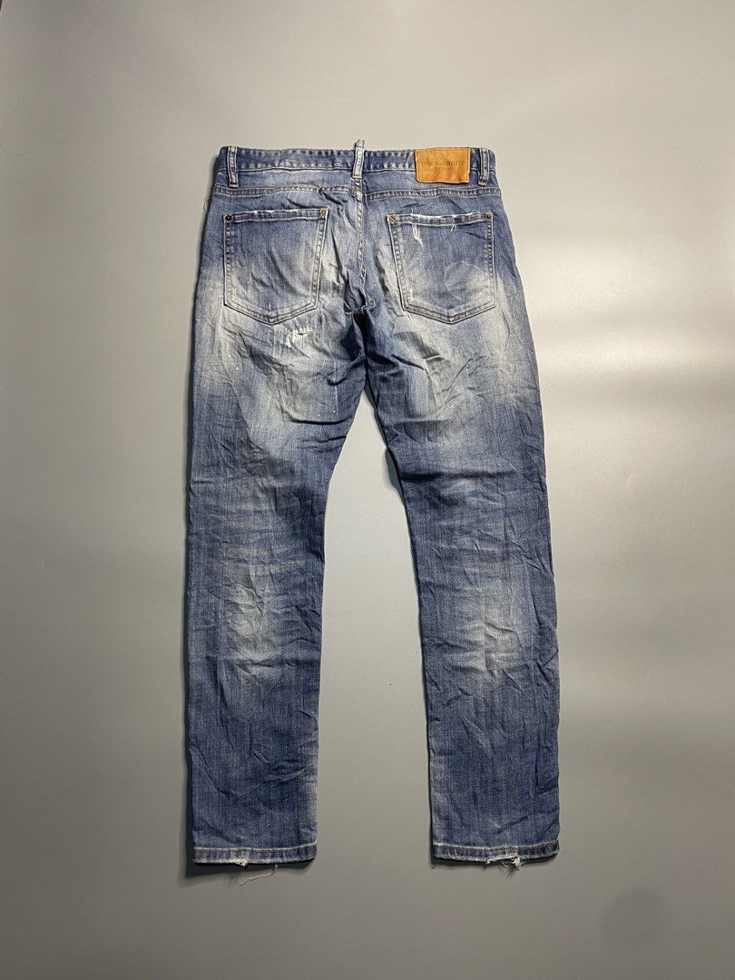 Dsquared2 Distressed Denim (Category: Jeans) located in Pagadian. Submitted by thrift.wrld (Listing ID 1463709495, Image 3). Description: For Sale! ⚡Dsquared2 Distressed Denim⚡ Size/Dimensions: 34 by 39 ‘ 6 hem Condition: Excellent | 10/10 Color rate ( Sobrang solid nito sa personal) 🏷️ Price: 700 + shipping fee 📍 Loc: Pagadian City, Zamboanga Del Sur 💬 Drop a message for more details!.