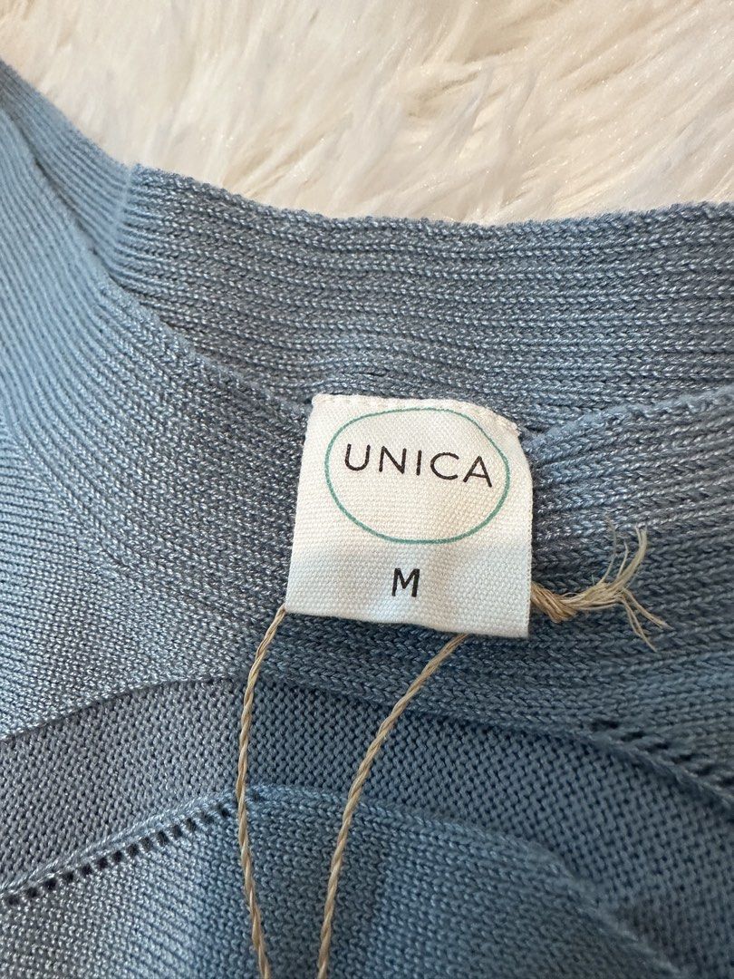 Dusty blue blouse (Category: Blouses) located in Manila. Submitted by irminalope06299 (Listing ID 1463647886, Image 3). Description: Unica Hija Blouse size L.
