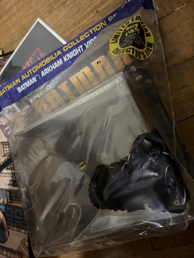 Eaglemoss Batman Arkham Knight Batmobile [MISB] (Category: Action & Battle Toys) located in Makati City. Submitted by pogtoyz (Listing ID 1463624641, Image 2). Description: - 100% Original/ Authentic - Condition: MISB; RFS: Unload to RELOAD - Available while post is ACTIVE Meet ups at the ff areas: - QC Munoz/ Tomas Morato/ Makati - Others, let's discuss Available shipping options charged to buyer. - Grab/ Lalamove - JRS/ LBC No last price inquir