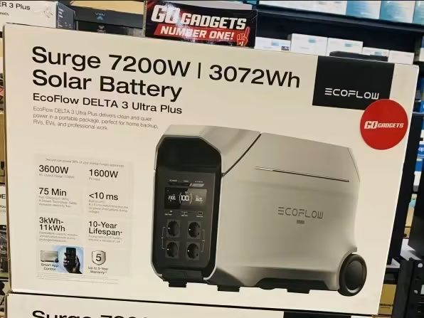 EcoFlow DELTA 3 Ultra Plus (Category: Batteries & Power Banks) located in Caloocan City. Submitted by kentsalvador31 (Listing ID 1463566229, Image 1). Description: EcoFlow DELTA 3 Ultra Plus Surge 7200W l 3072Wh Solar Battery Go Gadgets - Kawit Cavite 💬 Message us now for full specs & recommendations! 🔋 Suitable for: ✅ Emergency backup power ✅ Camping and outdoor use ✅ Travel and road trips ✅ Work-from-home backup ✅ Charging gadgets and devices