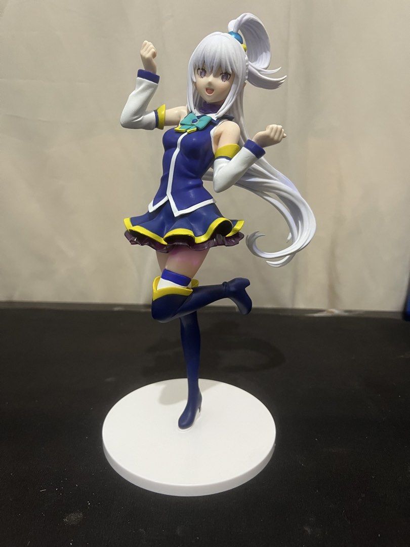 Emilia as Aqua (Category: Figurines & Statues) located in Muntinlupa City. Submitted by kalaonlineshop (Listing ID 1463585679, Image 2). Description: Re:Zero - Starting Life in Another World with Konusuba Condition: Loose.