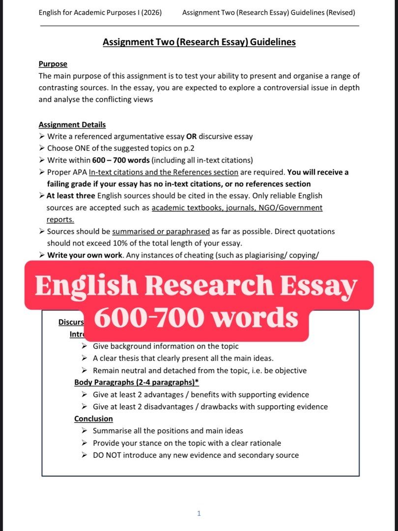 English research essay 600-700 words 代寫|代做|功課|論文|Essay I FYP | 急單| 大學|大專 （分類：補充練習）位於 Hong Kong。 由 homework.meme.hk 提交（商品編號 1463682843，圖片 1）。簡介： 全港最強Master級別團隊 🌟功課指導+支援 ⚠️原創全人手完成 🌟100%準時 ❌AI❌ChatGPT❌ Plagiarism 🌟免費AI Turnitin Report⚠️ 🌟 中大專用 VERIGUIDE AI檢測（中文功課適用） 🔥包無限次免費修改 🌟 收費全港價錢最抵⚠️首次下單七折 💡 限時優惠 ✨ 首次下單 7 折 ✨ 把握開Sem最佳時機！ 我們的承諾 💰 價錢合理，全港最平 我哋明白學生嘅需要，收費絕對親民，保證你用最抵嘅價錢享受到最專業嘅服務。 📝 無限次免費修改 做到你滿意為止！我哋承諾提供無限次免費修改，確保功課完全符合你嘅要求。 ⏰ 100%準時交功課 時間就