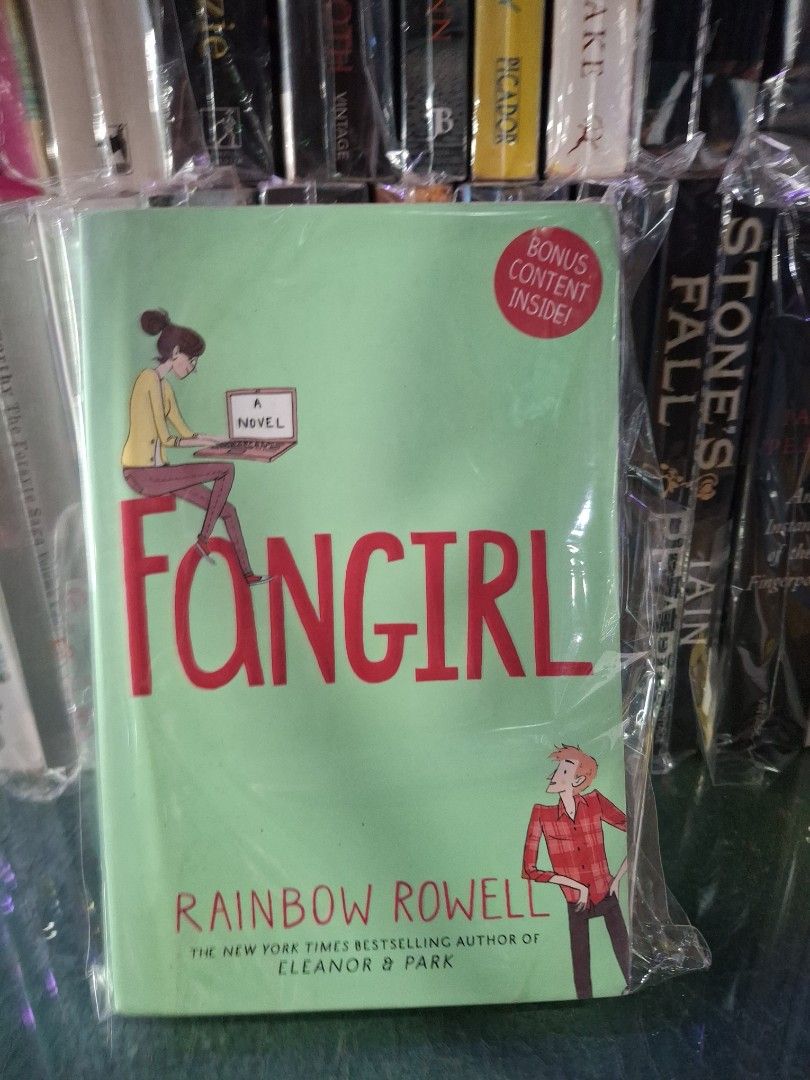 Fangirl by Rainbow Rowell (Category: Storybooks) located in Puerto Princesa. Submitted by beepbobib (Listing ID 1463677177, Image 1). Description: Please keep in mind that these are second-hand books, so kindly manage your expectations. ⭐️ I can send more pictures upon request. ⭐️ Payment-first policy. ⭐️ No rush shipping, please. ⭐️ The miner will shoulder the shipping fee (SF). Our courier is J&T ⭐️can do meet up in : SM Puerto Princesa ⭐️Locat