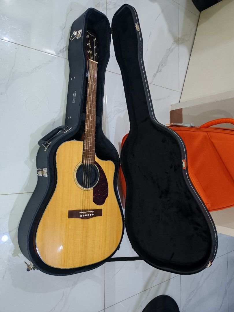Fender Acoustic Guitar CD-140 SCE (Category: Musical Instruments) located in Kawit. Submitted by jhocagula (Listing ID 1463566682, Image 2). Description: Fender CD-140 SCE w/ hardcase No issue Almost new super kinis Twice lang nagamit sa gig Low action D'Addario silk and steel strings gauge 11 P22,000 with hardcase P30,000 with hardcase and MONO classic almost new Negotiable.