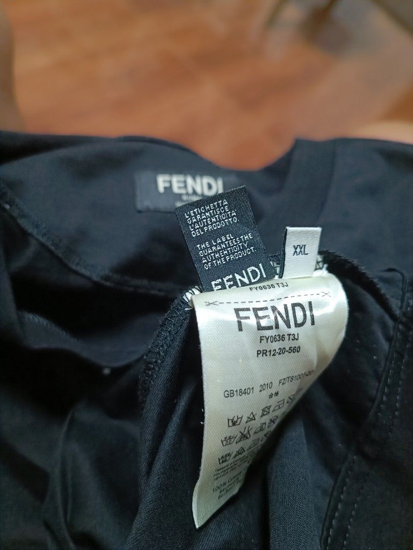 Fendi roma t shirt (Category: Activewear) located in Cadiz. Submitted by jhasspher1987_ (Listing ID 1463687466, Image 2). Description: fendi t shirt excellent condition size xxl on tag dimes w22. L28 color rate 9/10 no issue pm negros occidental cadiz city.