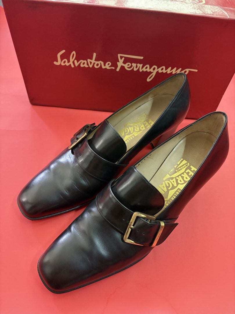 Ferragamo block heels (Category: Sneakers & Footwear) located in Manila. Submitted by urbanwear (Listing ID 1463673584, Image 1). Description: .