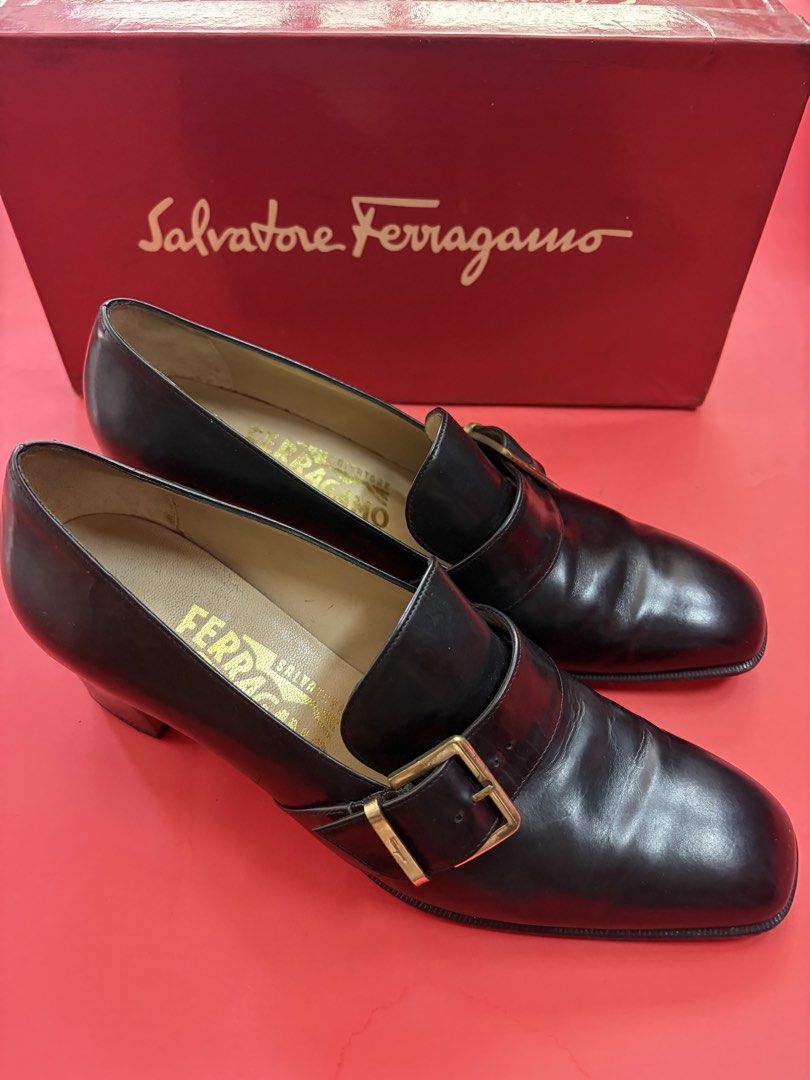 Ferragamo block heels (Category: Sneakers & Footwear) located in Manila. Submitted by urbanwear (Listing ID 1463673584, Image 2). Description: .