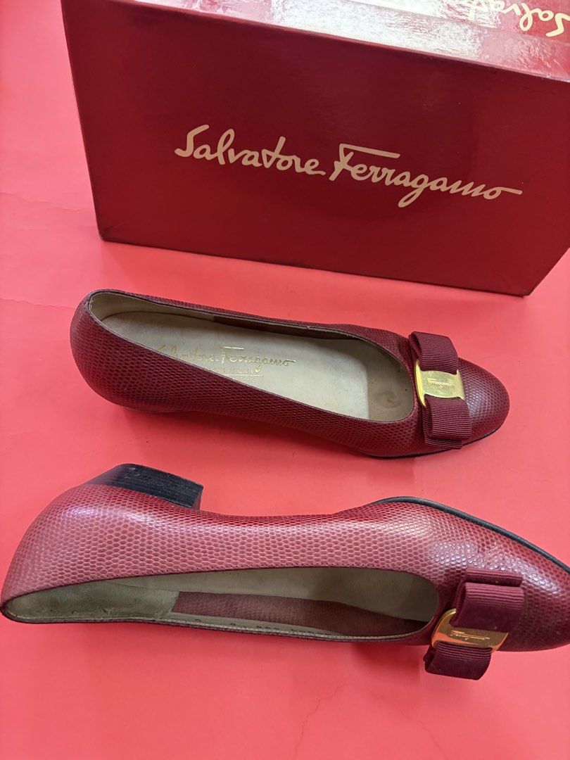Ferragamo red heels (Category: Sneakers & Footwear) located in Manila. Submitted by urbanwear (Listing ID 1463673758, Image 2). Description: .