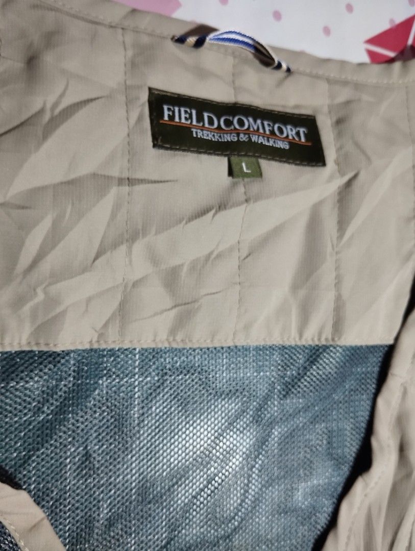 Field Comfort Cargo Vest (Category: Vests) located in Makati City. Submitted by christhrift10 (Listing ID 1463609759, Image 2). Description: Field Comfort Cargo Vest Large ona tag 22x25.5 Excellent condition P400+sf Loc.Olympia, Makati Pick-up or delivery Gcash ready if J&T.