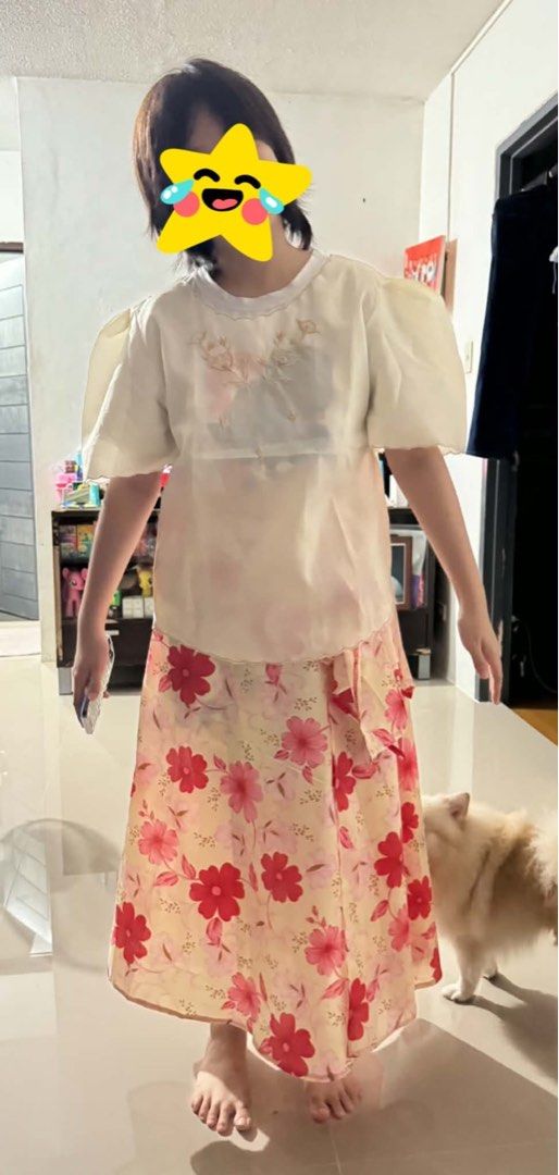 Filipiniana Costume (Category: Traditional & Ethnic wear) located in Muntinlupa City. Submitted by ishbee (Listing ID 1463663915, Image 2). Description: Filipiniana Costume (Baro’t Saya) Size Medium RFS: Nadoble ng bili so selling the extra set bought this for 500 brand new never used.