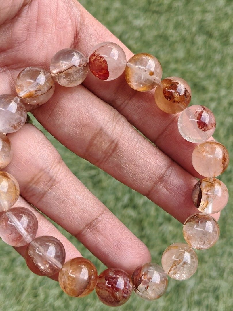 FireQuartz (New) Bracelet - 11mm 18cm (Category: Precious Stones) located in Tanza. Submitted by gabbyslittlecorner (Listing ID 1463655320, Image 3). Description: .