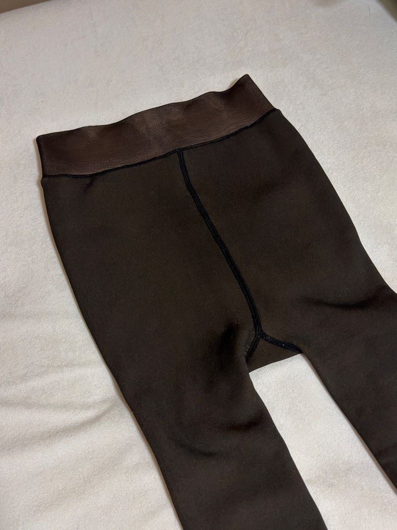 Fleece Lined Thermal Tights - Brown & Black (Category: Socks & Tights) located in Cebu City. Submitted by eynjlin (Listing ID 1463697839, Image 3). Description: - Two pairs of fleece-lined thermal tights included. - Colors: Dark Brown and Black. - Full length for maximum coverage. - Super warm and comfortable for cold weather. - Stretchy material for a great fit. - Ideal for everyday wear..