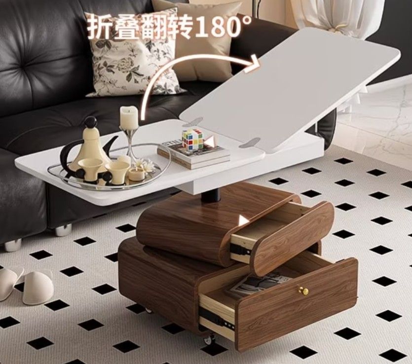 Foldable and Height Adjustable Table (Category: Tables & Sets) located in Singapore. Submitted by cerae (Listing ID 1463621721, Image 2). Description: versatile use due to adjustable height and expandable surface area. bought and barely used, was more like a decor.