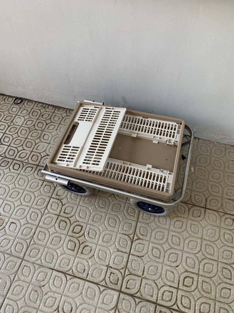 Foldable Shopping Cart with Wheels (Category: Strollers) located in Taguig. Submitted by madisam (Listing ID 1463575329, Image 2). Description: Preloved Clear in pics working .