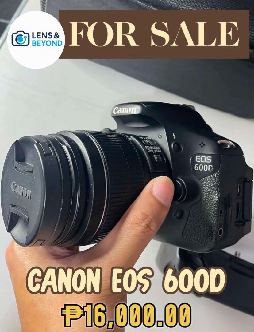 FOR SALE CANON EOS 600D (Category: Cameras) located in Manila. Submitted by m5930 (Listing ID 1463727783, Image 2). Description: .