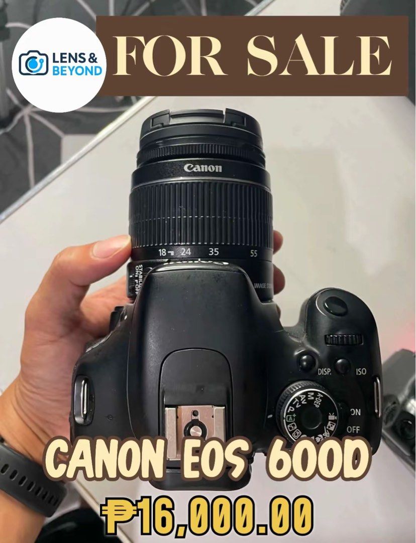 FOR SALE CANON EOS 600D (Category: Cameras) located in Manila. Submitted by m5930 (Listing ID 1463727783, Image 3). Description: .