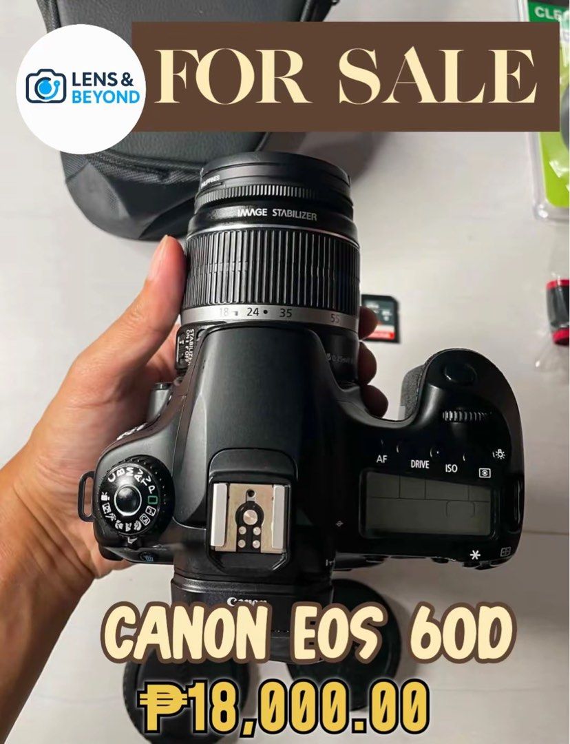 FOR SALE CANON EOS 60D (Category: Cameras) located in Manila. Submitted by m5930 (Listing ID 1463727803, Image 3). Description: .