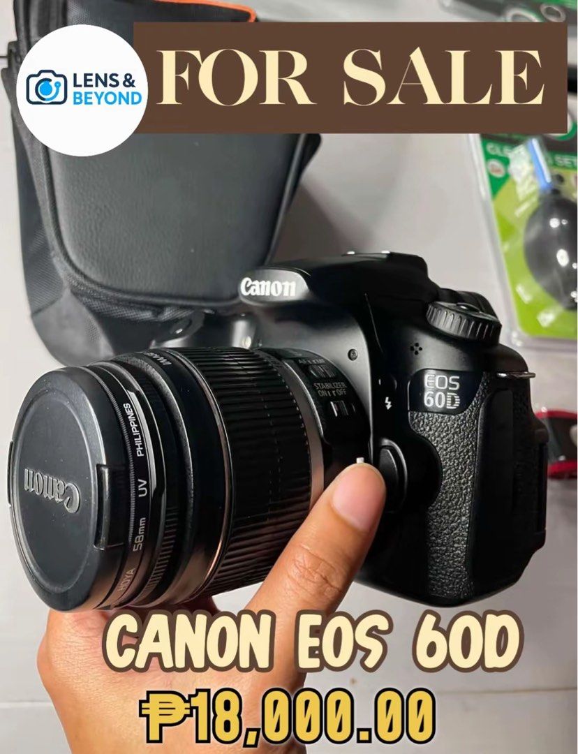 FOR SALE CANON EOS 60D (Category: Cameras) located in Manila. Submitted by m5930 (Listing ID 1463727803, Image 2). Description: .