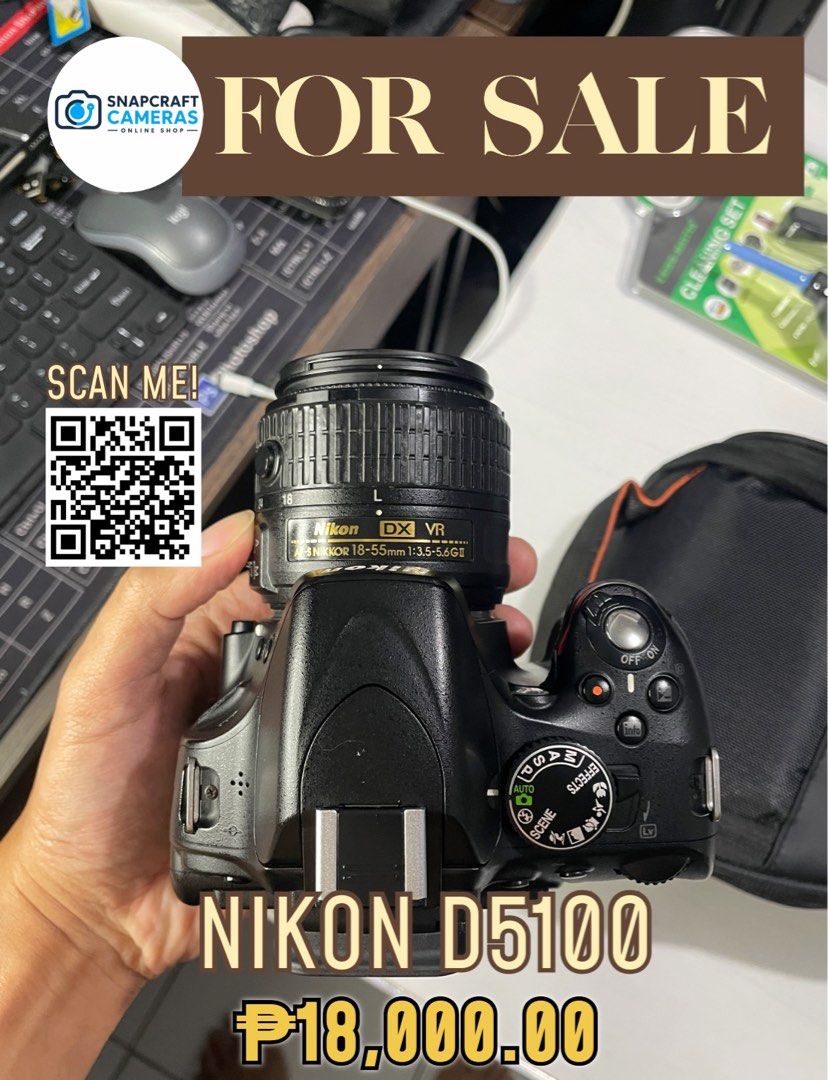 FOR SALE NIKON D5100 (Category: Cameras) located in Manila. Submitted by m5930 (Listing ID 1463727415, Image 3). Description: .