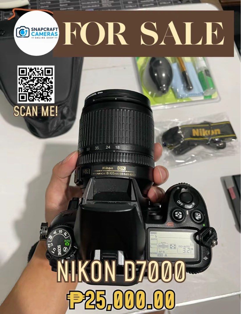 FOR SALE NIKON D7000 (Category: Cameras) located in Manila. Submitted by m5930 (Listing ID 1463727713, Image 3). Description: .
