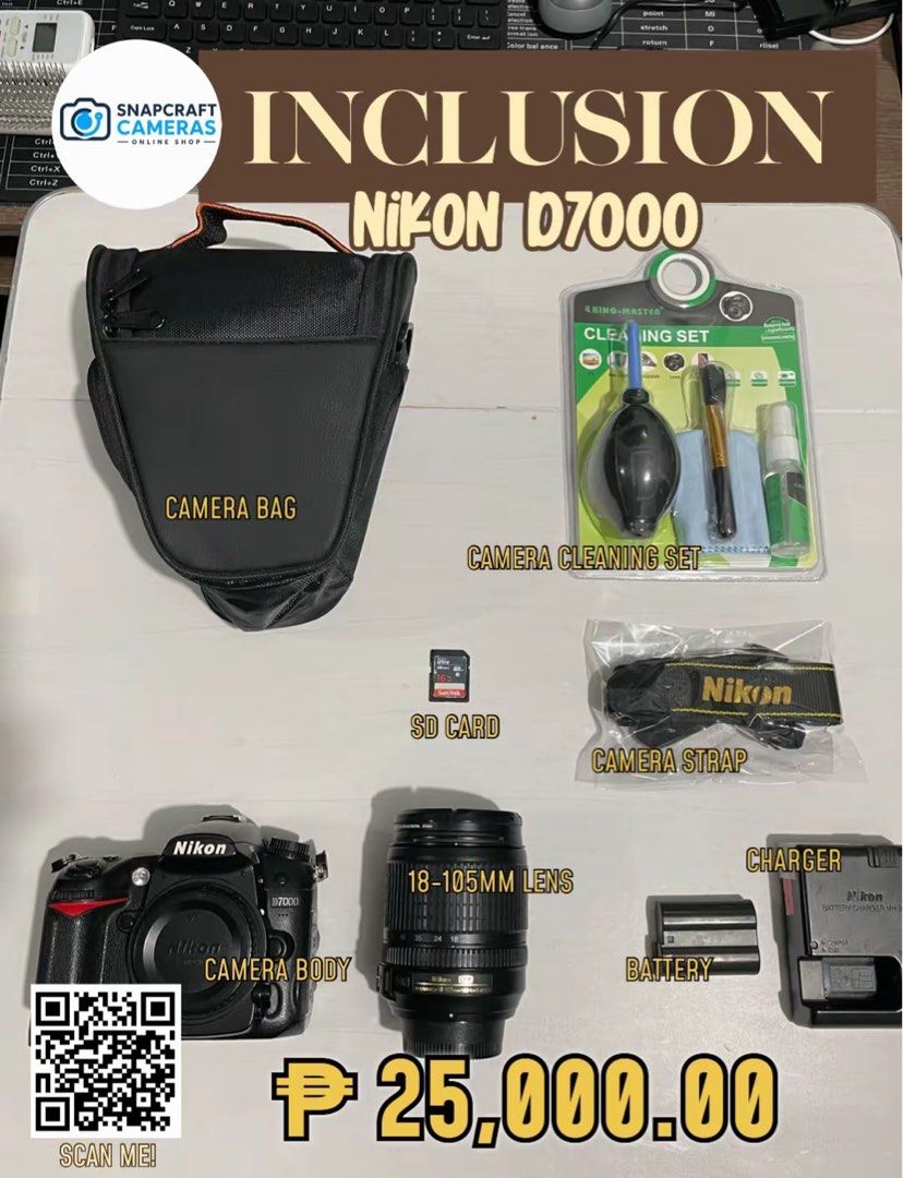 FOR SALE NIKON D7000 (Category: Cameras) located in Manila. Submitted by m5930 (Listing ID 1463727713, Image 1). Description: .
