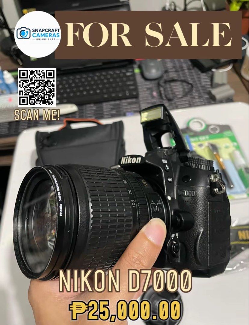 FOR SALE NIKON D7000 (Category: Cameras) located in Manila. Submitted by m5930 (Listing ID 1463727713, Image 2). Description: .