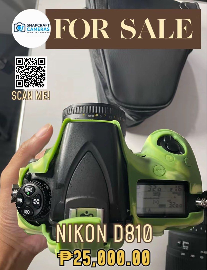 FOR SALE NIKON D810 (Category: Cameras) located in Manila. Submitted by m5930 (Listing ID 1463727725, Image 3). Description: .