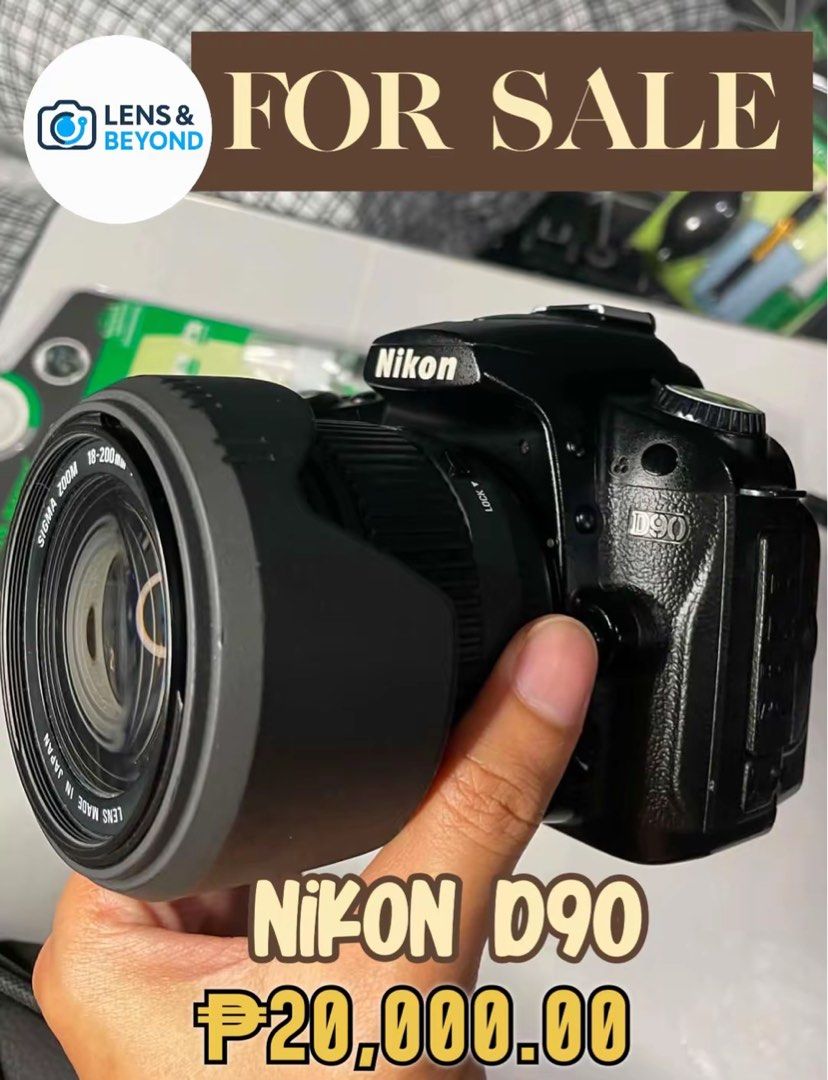 FOR SALE NIKON D90 (Category: Cameras) located in Manila. Submitted by m5930 (Listing ID 1463727838, Image 2). Description: .