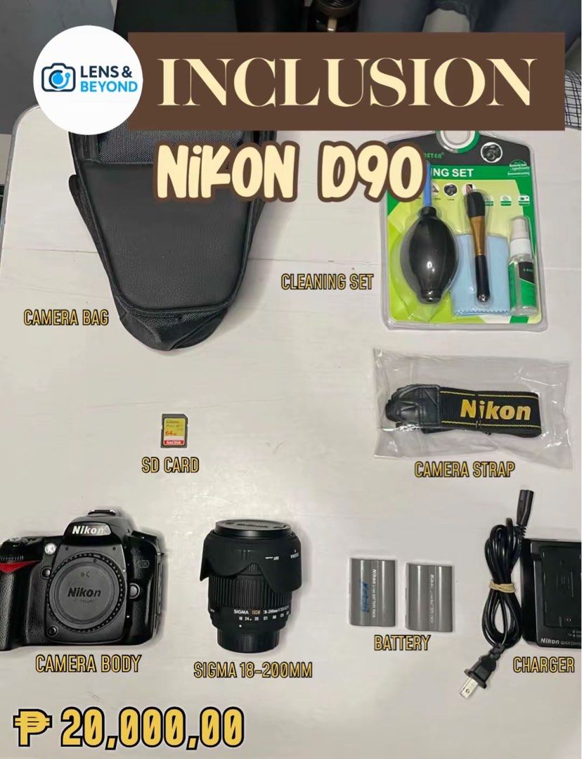 FOR SALE NIKON D90 (Category: Cameras) located in Manila. Submitted by m5930 (Listing ID 1463727838, Image 1). Description: .