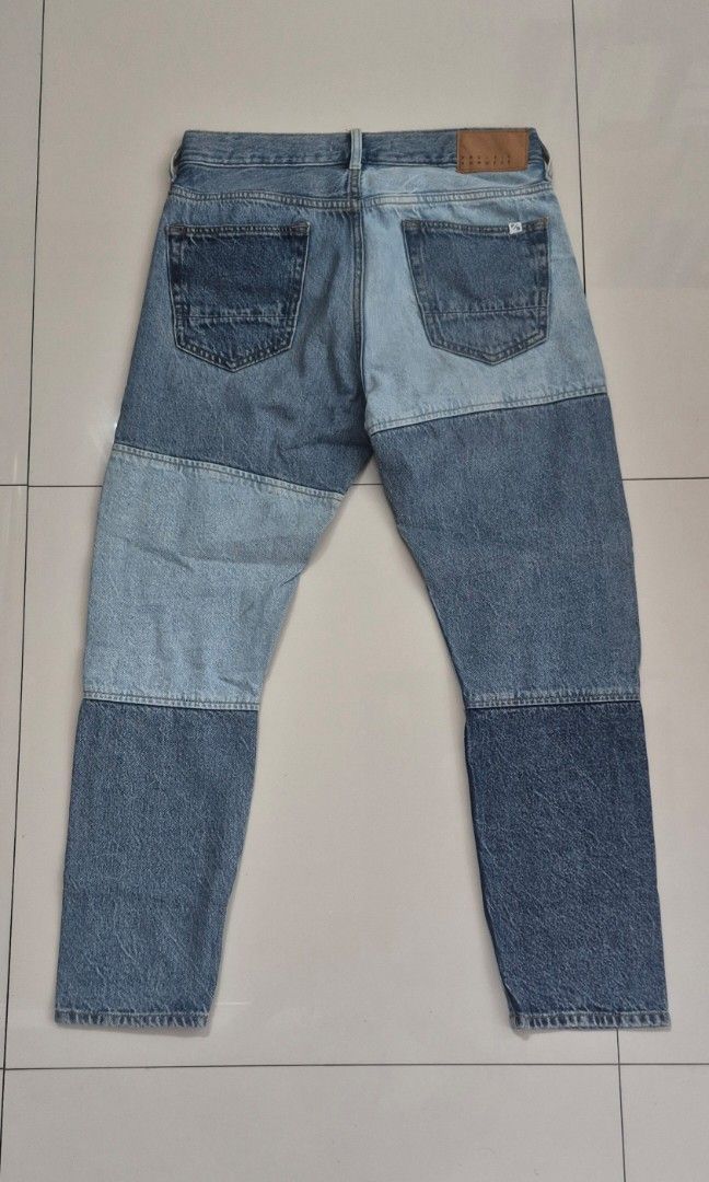 For Sale: PacSun Patchwork Slim Denim Pants (Category: Jeans) located in Pasig City. Submitted by radcuratesclothing2026 (Listing ID 1463602930, Image 2). Description: 🌺 For Sale 🌺 PacSun Patchwork Slim Denim Pants •Size 30 on tag but fits 32 •Used with Care •Some minor stains(needs washing again) •P700 •Pasig #RadCuratesClothing.