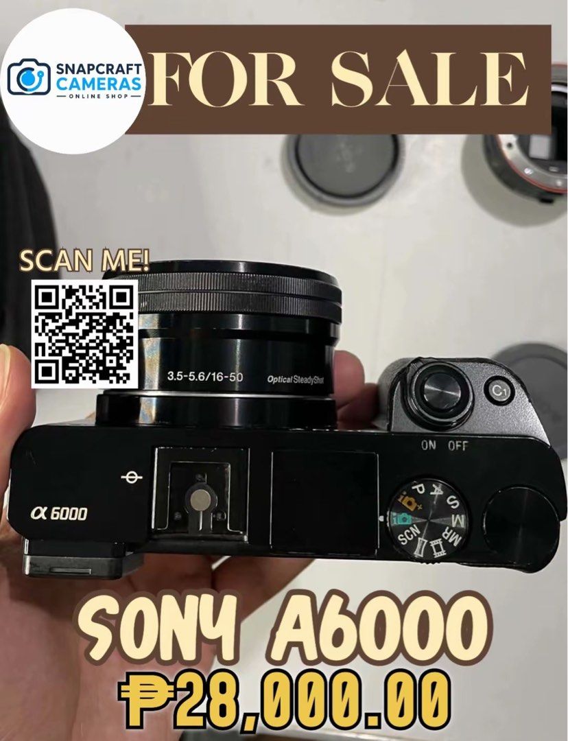 FOR SALE SONY A6000 (Category: Cameras) located in Manila. Submitted by m5930 (Listing ID 1463727635, Image 3). Description: .