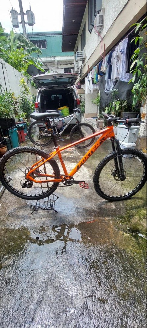 Foxter Moffit 27.5 (Category: Bicycles) located in Mandaluyong City. Submitted by hdvvv (Listing ID 1463606782, Image 1). Description: For Sale: Foxter Moffit 27.5 All stock components Gears and Brakes: Gear still functional. Brakes just stuck so it needs checking No major damage. Just dirty as it was stored did my best to clean it. RFS: change of hobby Pickup only: Mandaluyong .