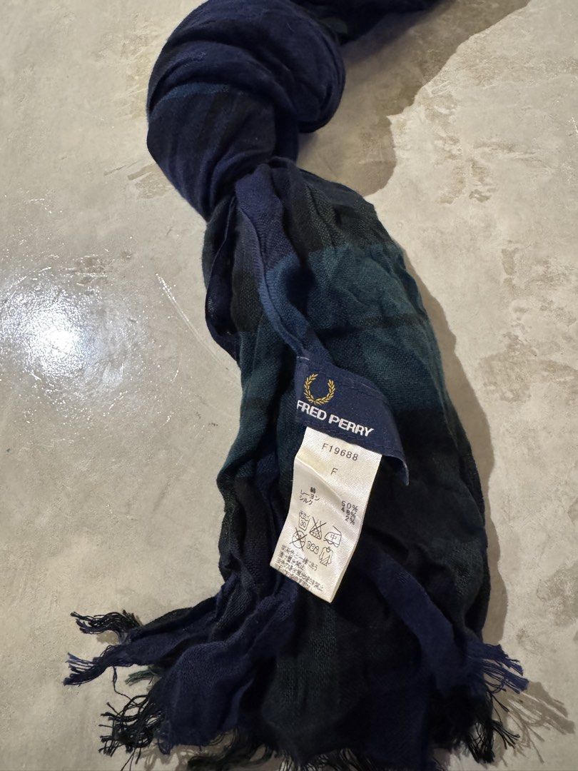 Fred Perry Scarf (Category: Scarves) located in Manila. Submitted by thevintage90_sretro. (Listing ID 1463571480, Image 2). Description: Fred Perry Scarf one size legit dm for inquiries.