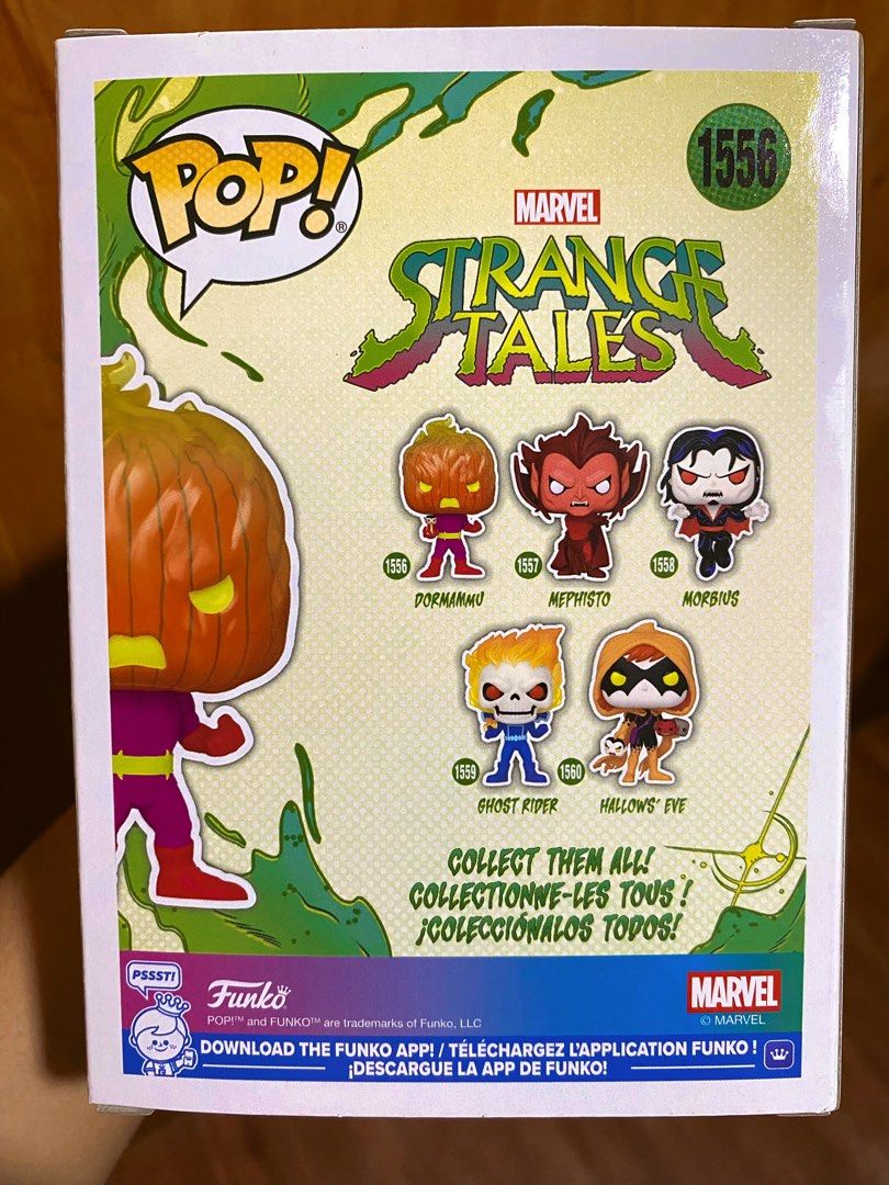 Funko Pop! Marvel Strange Tales Dormammu (#1556) (Category: Designer & Blind Box Toys) located in Quezon City. Submitted by djemana_dj (Listing ID 1463656738, Image 3). Description: Funko Pop! Marvel Strange Tales Dormammu (#1556) = ₱499 MOP: Cash Can ship thru: Lalamove or LBC.