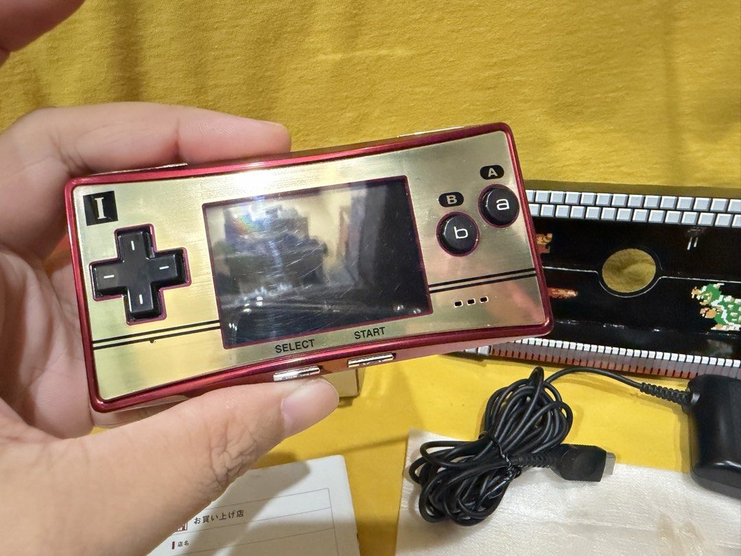 Gameboy Micro 20th Anniversary edition (Category: Nintendo) located in Cavite. Submitted by majoh_retro (Listing ID 1463663076, Image 3). Description: Gameboy Micro 20th anniversary edition Complete in box With original charger 110v japan Price: ₱16,500 Location: Imus Cavite Shipping: Lalamove and J&T Payment: Gcash.