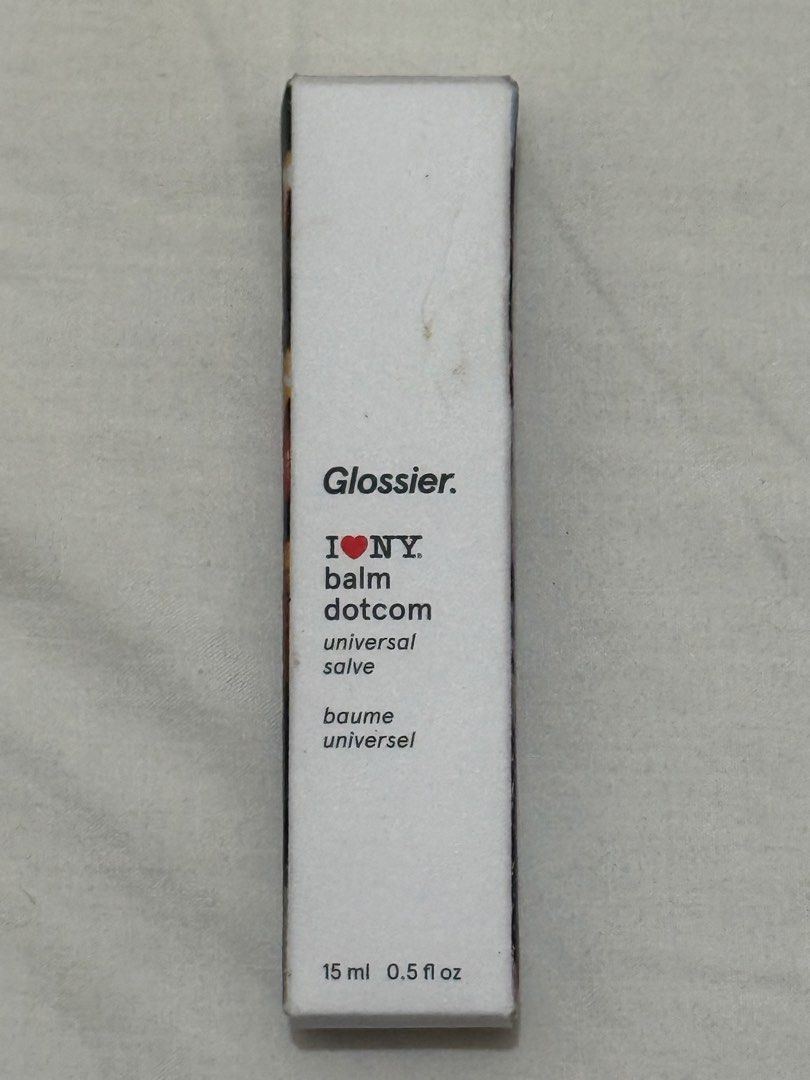 Glossier I ❤️ NY balm dotcom (Category: Makeup) located in Manila. Submitted by escir.me (Listing ID 1463686691, Image 2). Description: Glossier I❤️ NY balm dotcom. Used once only to try on. Smells like apple..