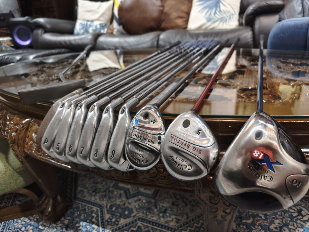 Golf Callaway Set (Category: Other Sports Equipment and Supplies) located in Paranaque City. Submitted by manilagolfmarket (Listing ID 1463697454, Image 1). Description: For Sale Callaway Set °Callaway X series NS Pro steel shaft irons °Callaway big bertha woods °Callaway X18 10° driver °Odyssey putter °Callaway bag included for only 20k fixed price. Pick up Bf Paranaque free shipping within MM..