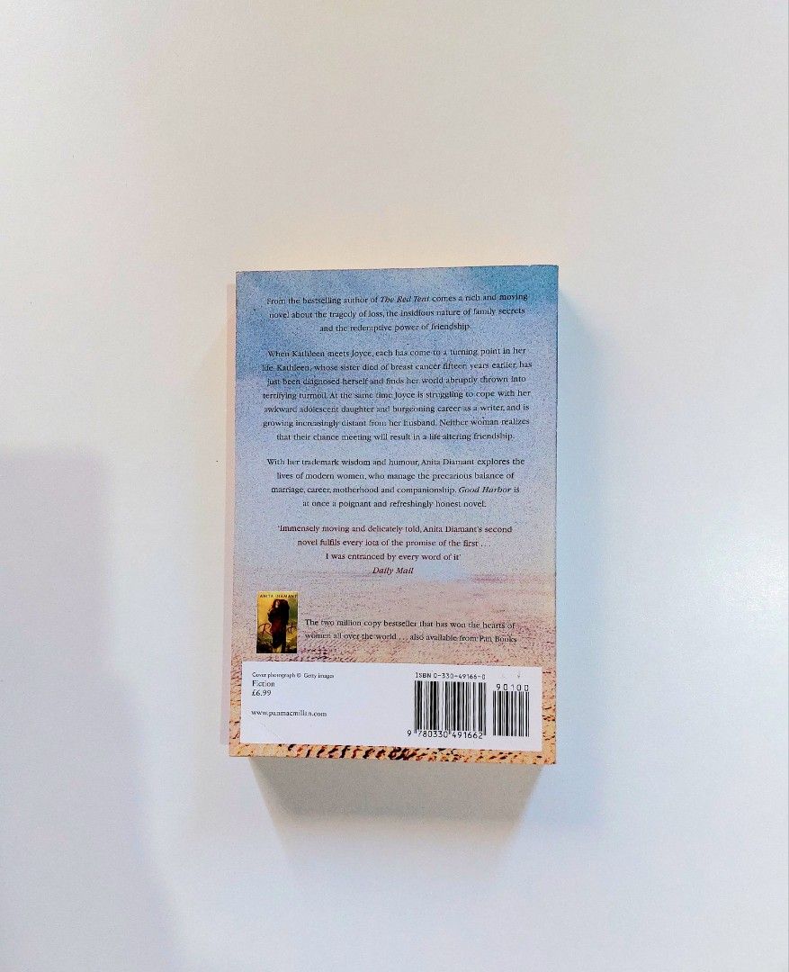 Good Harbor by Anita Diamant (Category: Storybooks) located in Tanauan. Submitted by solanaclassics (Listing ID 1463669079, Image 2). Description: 📚 major bookshelf clean out / clearance sale ~ — RFS: decluttering my bookshelves and switching to digital books — MOP: Gcash | fast shipping *feel free to send a message if you wish to negotiate the price :).