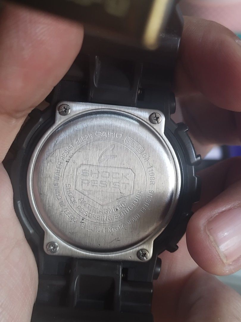 Gshock GA-110BR (Category: Luxury Watches) located in Quezon City. Submitted by reignkyle25 (Listing ID 1463602251, Image 2). Description: Orig Strap and bezel lady own kaya pwedeng pwede sa maselan.