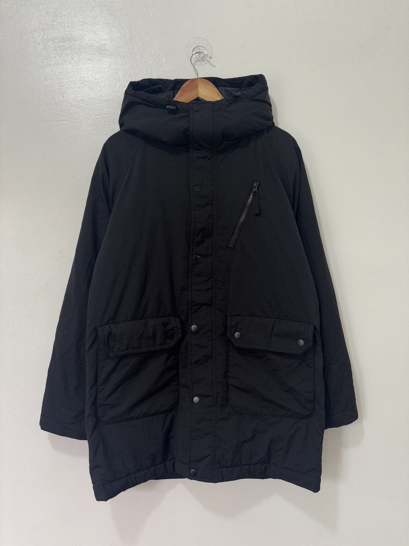 GU Black Hybrid Down Parka Puffer Jacket Men Medium (Category: Coats, Jackets and Outerwear) located in Balanga. Submitted by winterlab_ph (Listing ID 1463594810, Image 3). Description: Code: C042 Width: 22 Length: 33 : missing fur : needs wash.