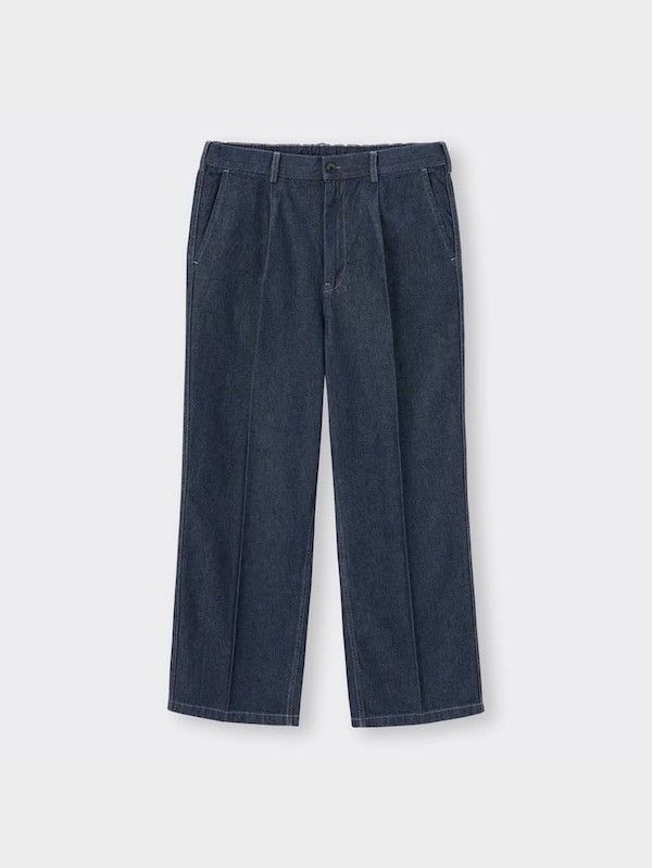 GU Denim Baggy Pants (Category: Trousers) located in Angeles City. Submitted by miss_independent01 (Listing ID 1463688166, Image 2). Description: GU Denim Baggy Pants Width: 17 (Large on tag) Length: 39 MOP: Gcash ✅ Mine Now, Pay Now ✅ First to Pay, Gets the Item 📍 PAMPANGA Courier: JnT 🚚🚚 PM 💌💌.