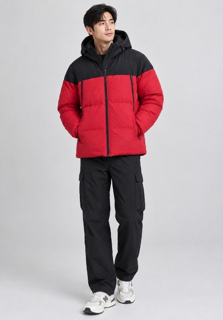 GU Puffer Jacket (Category: Coats, Jackets and Outerwear) located in Angeles City. Submitted by miss_independent01 (Listing ID 1463693084, Image 1). Description: GU Puffer Jacket Color: Black/Red Width: 25 (XL on tag) Length: 28 Sleeve: 24.5 Shoulder: 19.5 MOP: Gcash ✅ Mine Now, Pay Now ✅ First to Pay, Gets the Item 📍 PAMPANGA Courier: JnT 🚚🚚 PM 💌💌.