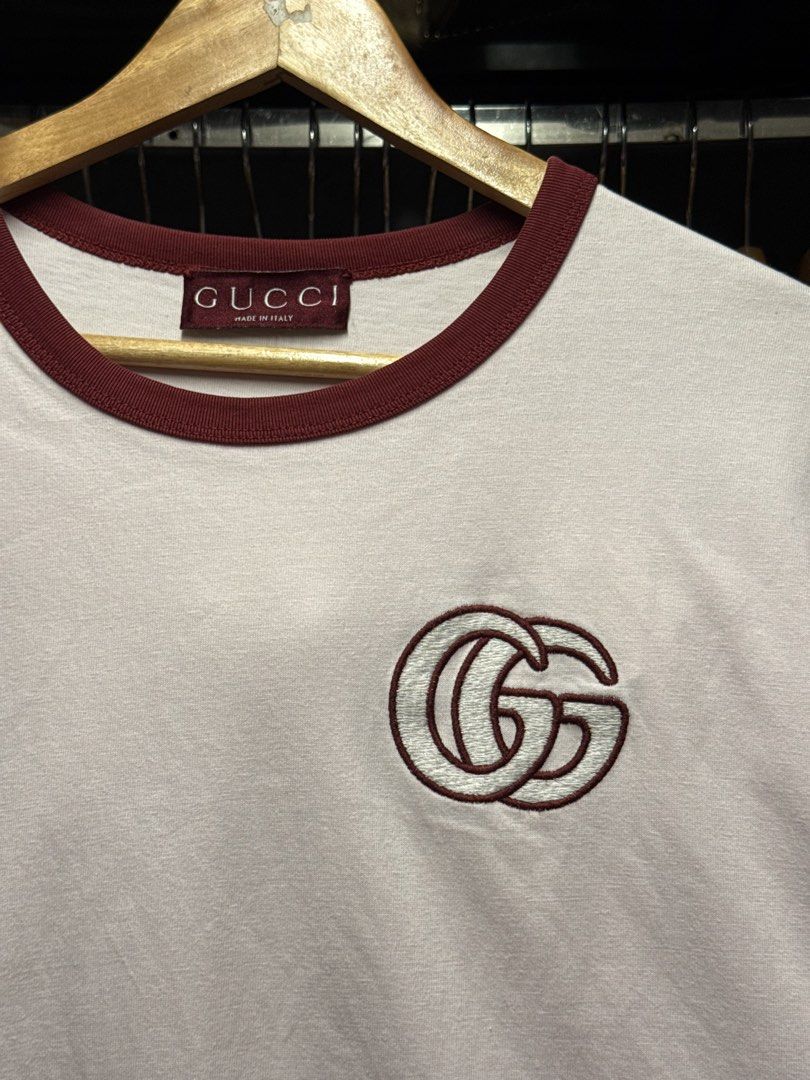 Gucci cotton jersey tee (Category: Tshirts & Polo Shirts ) located in Legazpi City. Submitted by deadthrift (Listing ID 1463704067, Image 2). Description: - large on tag - dimensions: 21.5/27.5 - in great condition .