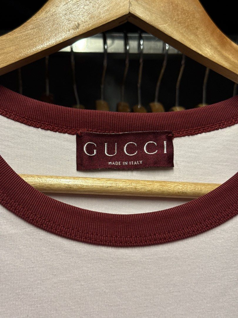 Gucci cotton jersey tee (Category: Tshirts & Polo Shirts ) located in Legazpi City. Submitted by deadthrift (Listing ID 1463704067, Image 3). Description: - large on tag - dimensions: 21.5/27.5 - in great condition .