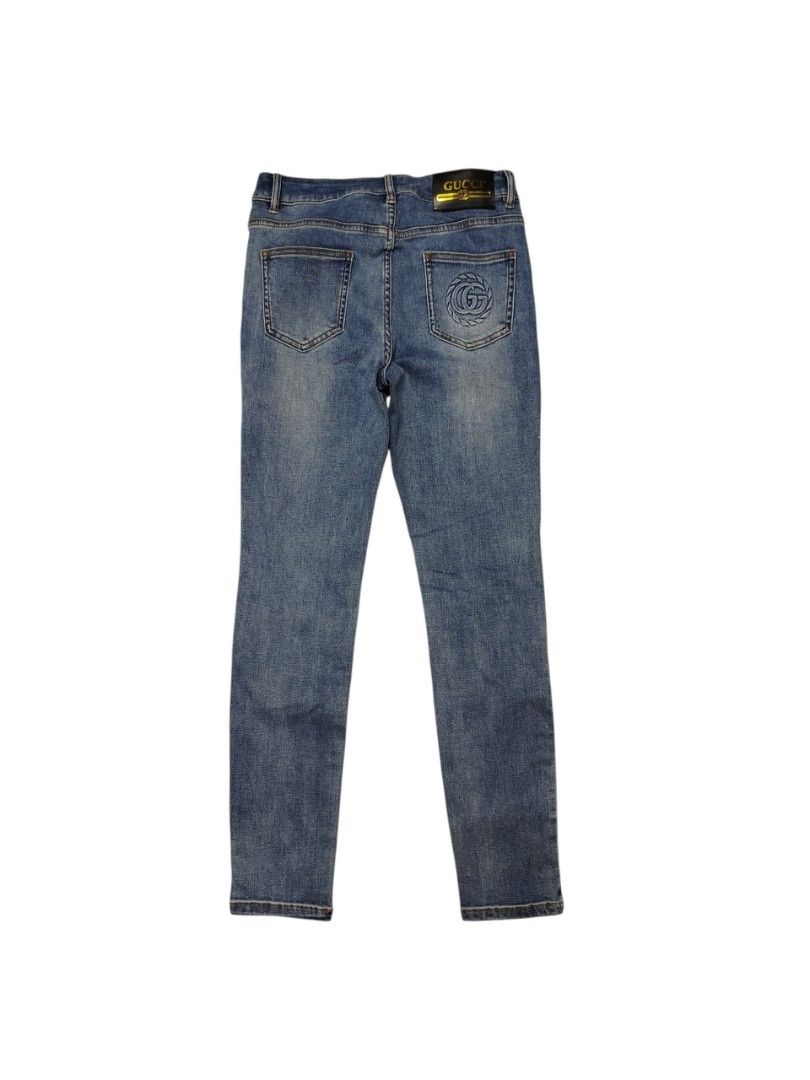 GUCCI DENIM SKINNY JEANS (Category: Jeans) located in Bayombong. Submitted by Gentlemans_ClosEt (Listing ID 1463672069, Image 1). Description: GUCCI DENIM SKINNY JEANS SIZE 28 LENGTH 37 LEG OPENING 5 EXCELLENT CONDITION NO ISSUE.