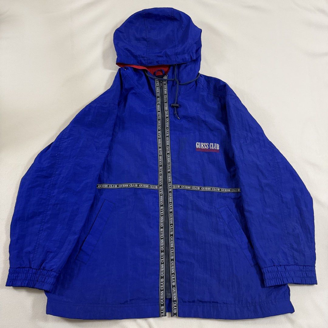 Guess Club Big Spell out back logo (Category: Coats, Jackets and Outerwear) located in Manila. Submitted by badwillcurated (Listing ID 1463739954, Image 1). Description: 24W 30L with slightly unnoticeable stain washable.